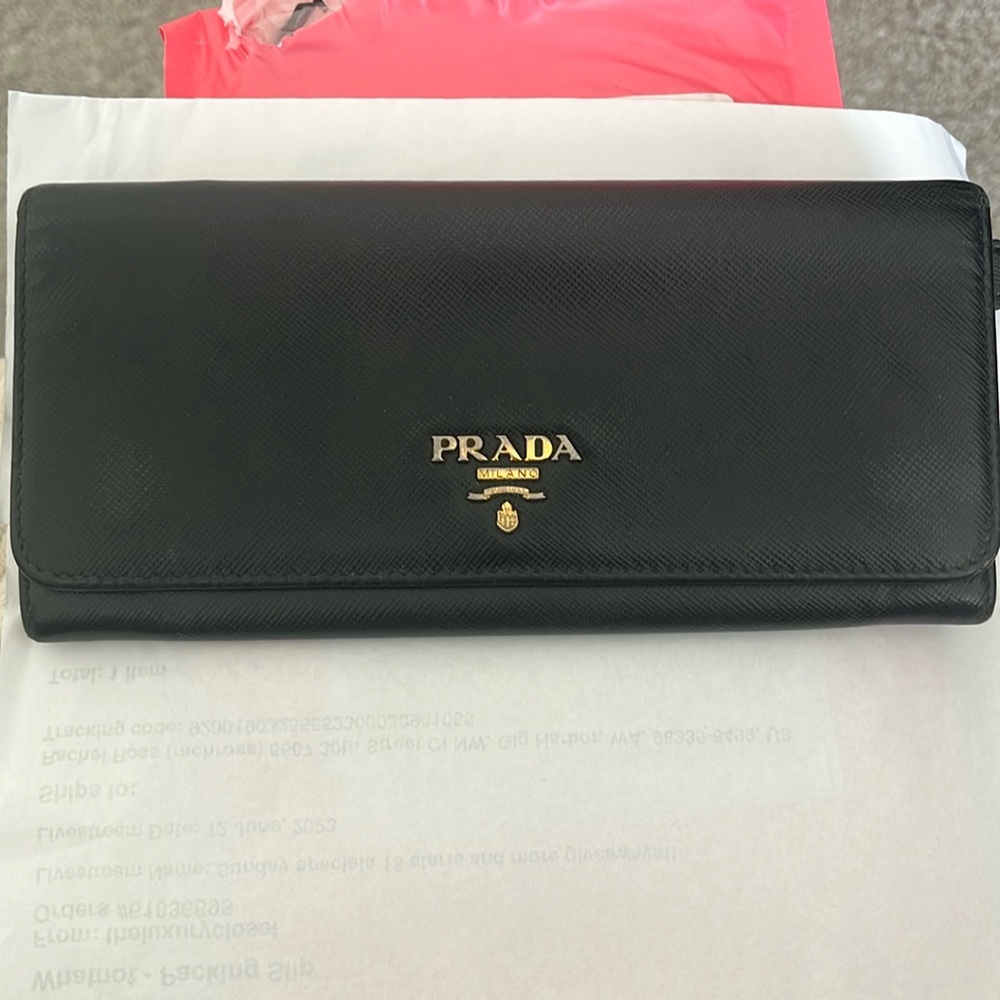 Prada Long Wallet (with double snap)